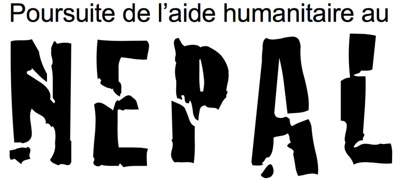aide au Népal